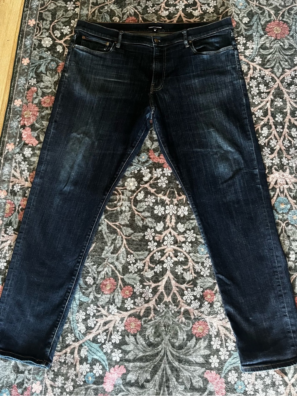 Lucky Brand Men's Slim Straight Dark Blue Jeans